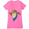 Ladies' Jersey Short-Sleeve Deep V-Neck T-Shirt Thumbnail