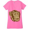 Ladies' Jersey Short-Sleeve Deep V-Neck T-Shirt Thumbnail