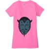 Ladies' Jersey Short-Sleeve Deep V-Neck T-Shirt Thumbnail