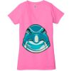 Ladies' Jersey Short-Sleeve Deep V-Neck T-Shirt Thumbnail