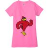 Ladies' Jersey Short-Sleeve Deep V-Neck T-Shirt Thumbnail