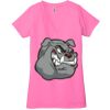 Ladies' Jersey Short-Sleeve Deep V-Neck T-Shirt Thumbnail