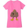 Ladies' Jersey Short-Sleeve Deep V-Neck T-Shirt Thumbnail