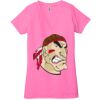 Ladies' Jersey Short-Sleeve Deep V-Neck T-Shirt Thumbnail