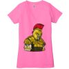 Ladies' Jersey Short-Sleeve Deep V-Neck T-Shirt Thumbnail