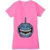 Ladies' Jersey Short-Sleeve Deep V-Neck T-Shirt Thumbnail