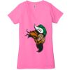 Ladies' Jersey Short-Sleeve Deep V-Neck T-Shirt Thumbnail
