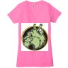 Ladies' Jersey Short-Sleeve Deep V-Neck T-Shirt Thumbnail