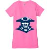Ladies' Jersey Short-Sleeve Deep V-Neck T-Shirt Thumbnail