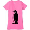 Ladies' Jersey Short-Sleeve Deep V-Neck T-Shirt Thumbnail