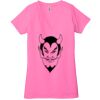Ladies' Jersey Short-Sleeve Deep V-Neck T-Shirt Thumbnail