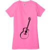 Ladies' Jersey Short-Sleeve Deep V-Neck T-Shirt Thumbnail