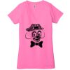 Ladies' Jersey Short-Sleeve Deep V-Neck T-Shirt Thumbnail