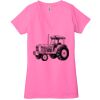 Ladies' Jersey Short-Sleeve Deep V-Neck T-Shirt Thumbnail