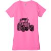 Ladies' Jersey Short-Sleeve Deep V-Neck T-Shirt Thumbnail