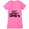 Ladies' Jersey Short-Sleeve Deep V-Neck T-Shirt Thumbnail