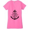 Ladies' Jersey Short-Sleeve Deep V-Neck T-Shirt Thumbnail