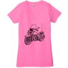 Ladies' Jersey Short-Sleeve Deep V-Neck T-Shirt Thumbnail