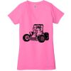Ladies' Jersey Short-Sleeve Deep V-Neck T-Shirt Thumbnail