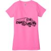 Ladies' Jersey Short-Sleeve Deep V-Neck T-Shirt Thumbnail