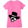 Ladies' Jersey Short-Sleeve Deep V-Neck T-Shirt Thumbnail
