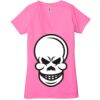 Ladies' Jersey Short-Sleeve Deep V-Neck T-Shirt Thumbnail