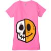 Ladies' Jersey Short-Sleeve Deep V-Neck T-Shirt Thumbnail