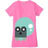 Ladies' Jersey Short-Sleeve Deep V-Neck T-Shirt Thumbnail