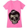 Ladies' Jersey Short-Sleeve Deep V-Neck T-Shirt Thumbnail