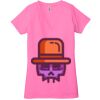 Ladies' Jersey Short-Sleeve Deep V-Neck T-Shirt Thumbnail