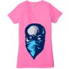 Ladies' Jersey Short-Sleeve Deep V-Neck T-Shirt Thumbnail