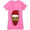 Ladies' Jersey Short-Sleeve Deep V-Neck T-Shirt Thumbnail