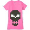 Ladies' Jersey Short-Sleeve Deep V-Neck T-Shirt Thumbnail