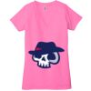 Ladies' Jersey Short-Sleeve Deep V-Neck T-Shirt Thumbnail