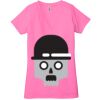 Ladies' Jersey Short-Sleeve Deep V-Neck T-Shirt Thumbnail
