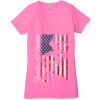 Ladies' Jersey Short-Sleeve Deep V-Neck T-Shirt Thumbnail