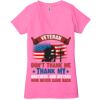 Ladies' Jersey Short-Sleeve Deep V-Neck T-Shirt Thumbnail