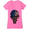 Ladies' Jersey Short-Sleeve Deep V-Neck T-Shirt Thumbnail