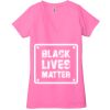 Ladies' Jersey Short-Sleeve Deep V-Neck T-Shirt Thumbnail