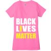 Ladies' Jersey Short-Sleeve Deep V-Neck T-Shirt Thumbnail