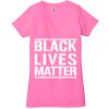 Ladies' Jersey Short-Sleeve Deep V-Neck T-Shirt Thumbnail