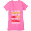 Ladies' Jersey Short-Sleeve Deep V-Neck T-Shirt Thumbnail
