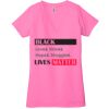 Ladies' Jersey Short-Sleeve Deep V-Neck T-Shirt Thumbnail