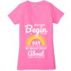Ladies' Jersey Short-Sleeve Deep V-Neck T-Shirt Thumbnail
