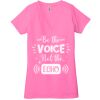 Ladies' Jersey Short-Sleeve Deep V-Neck T-Shirt Thumbnail