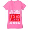 Ladies' Jersey Short-Sleeve Deep V-Neck T-Shirt Thumbnail