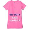 Ladies' Jersey Short-Sleeve Deep V-Neck T-Shirt Thumbnail