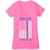 Ladies' Jersey Short-Sleeve Deep V-Neck T-Shirt Thumbnail