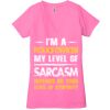 Ladies' Jersey Short-Sleeve Deep V-Neck T-Shirt Thumbnail