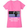Ladies' Jersey Short-Sleeve Deep V-Neck T-Shirt Thumbnail